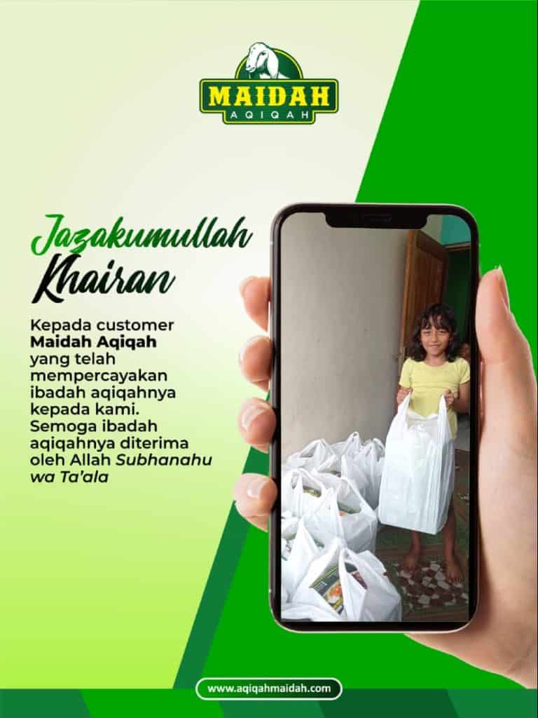 jasa aqiqah terdekat di kota anda. Maidah Aqiqah