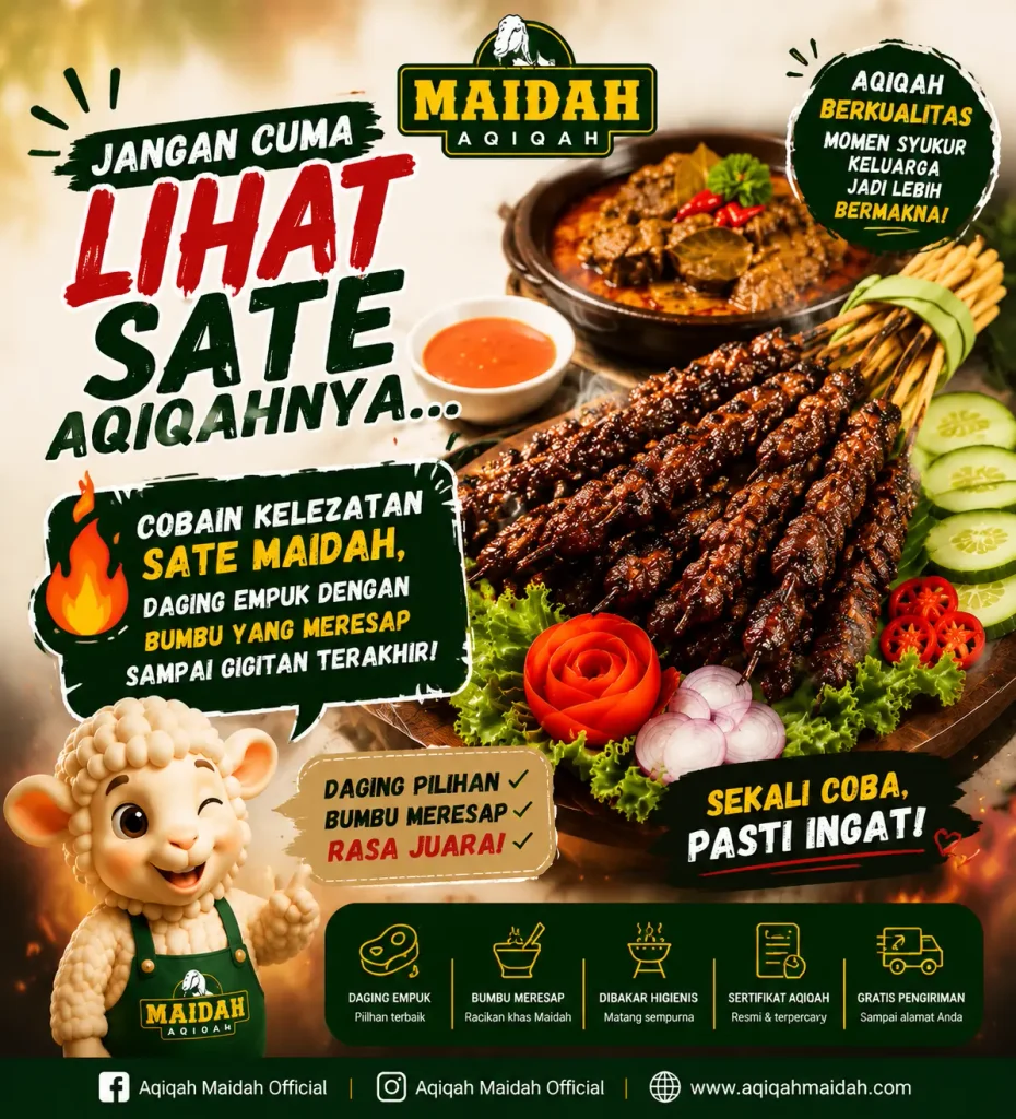 Catering aqiqah halal dan enak di Surabaya Aqiqah Maidah